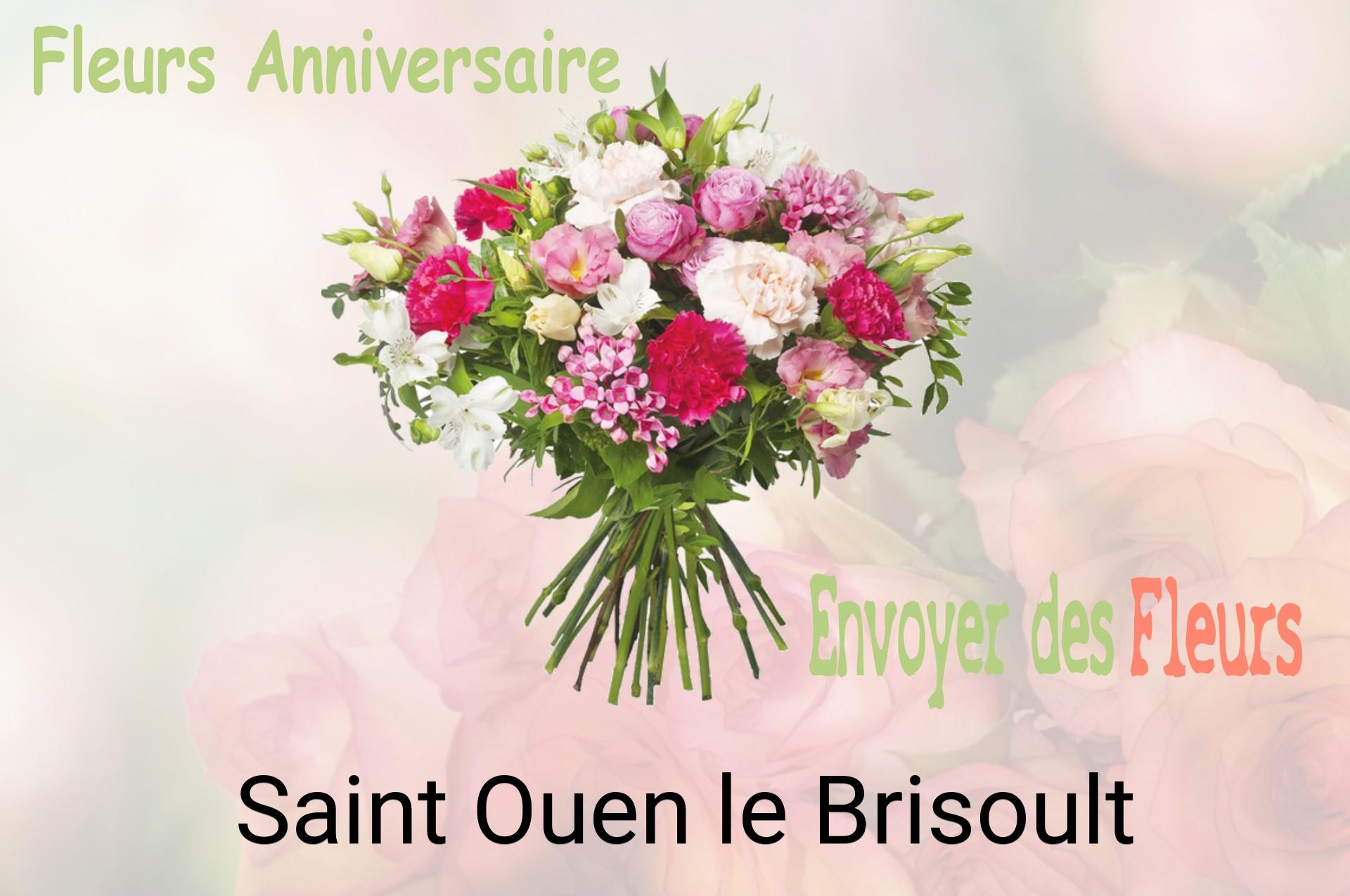 Bouquet de fleurs d’anniversaire livré à Saint-Ouen-le-Brisoult