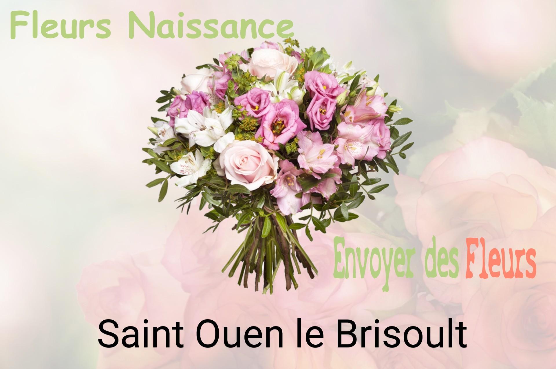 Bouquet de fleurs de naissance livré à Saint-Ouen-le-Brisoult